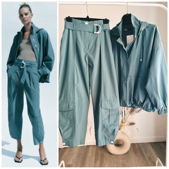 Zara Co-Ord Set Jacket Pants - Picture 1 of 5